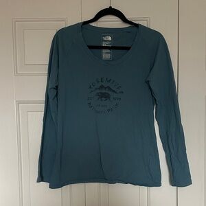 The North Face Women's Teal Long Sleeve Tee